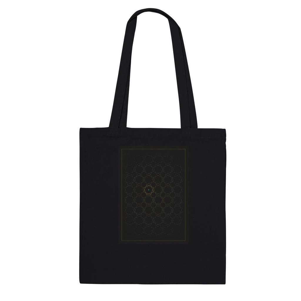 Cotton tote bag with Islamic geometric star print – view 6