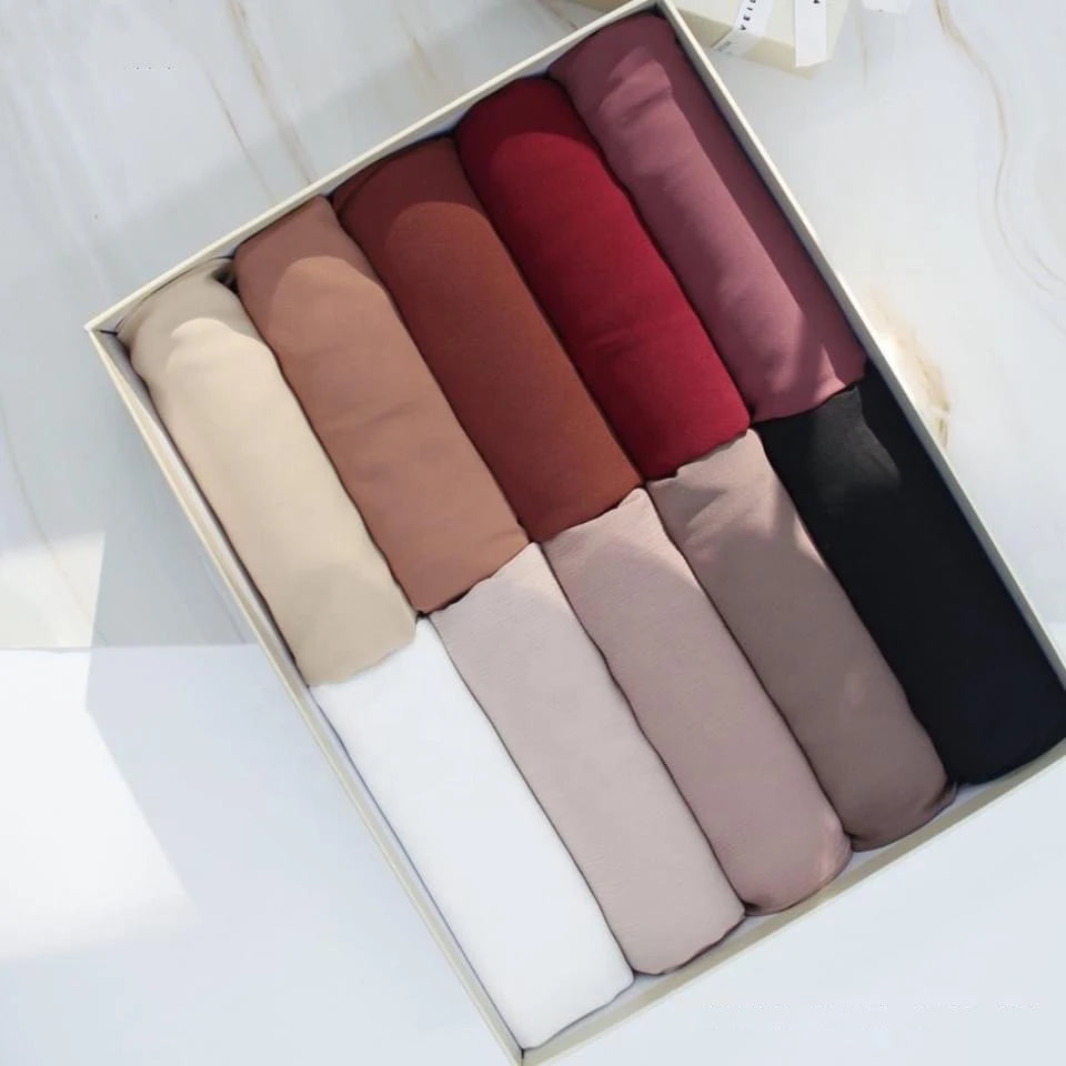 Instant chiffon-hijab — klar på få sekunder