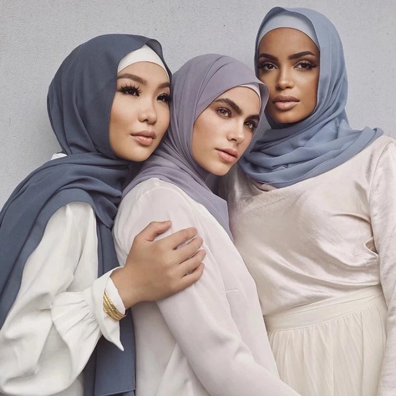 Instant Chiffon Hijab — Ready to Wear in Seconds