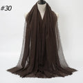 Crinkle Cotton Hijab — Lightweight, No-Iron Everyday Scarf