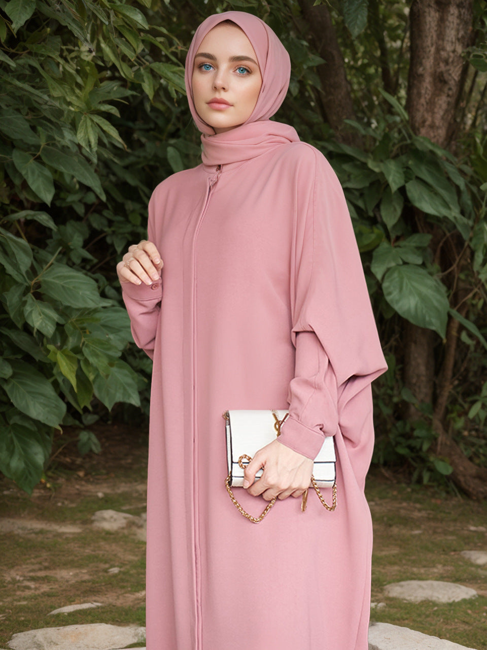 Robe Clothing Fashion Batwing Sleeve Long Style Southeast Asia Cross-Border Foreign Trade