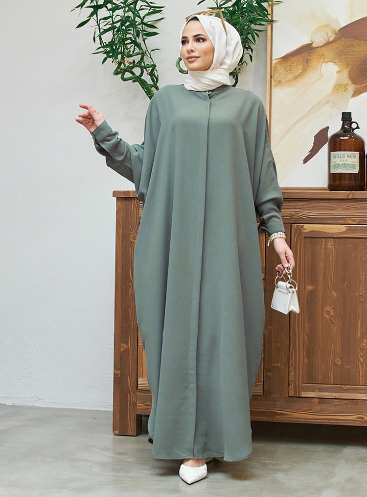 Robe Clothing Fashion Batwing Sleeve Long Style Southeast Asia Cross-Border Foreign Trade