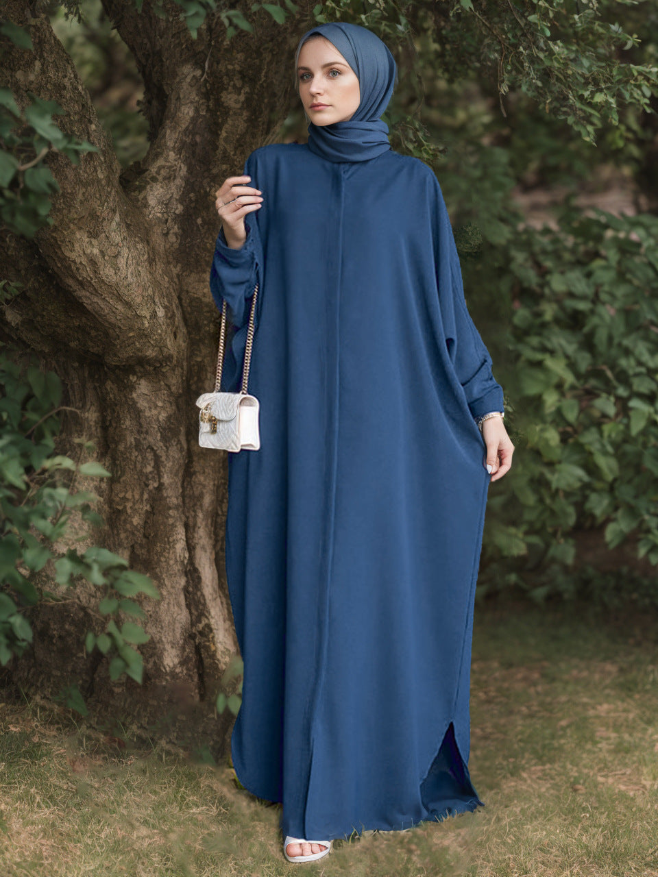 Robe Clothing Fashion Batwing Sleeve Long Style Southeast Asia Cross-Border Foreign Trade
