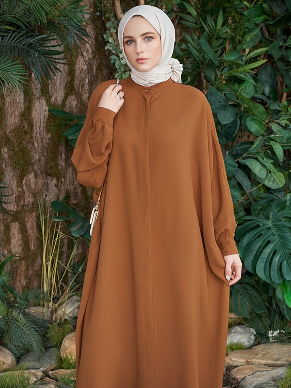 Robe Clothing Fashion Batwing Sleeve Long Style Southeast Asia Cross-Border Foreign Trade