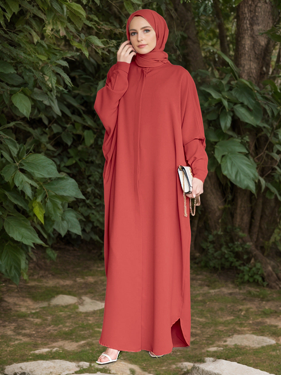 Robe Clothing Fashion Batwing Sleeve Long Style Southeast Asia Cross-Border Foreign Trade