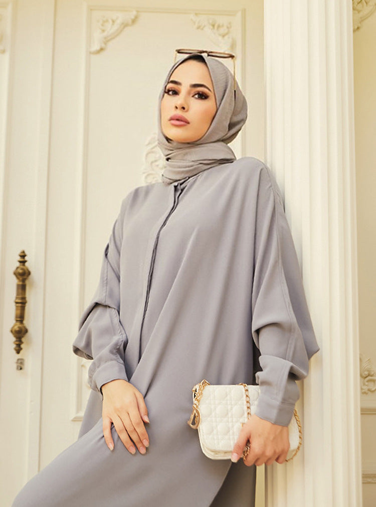 Robe Clothing Fashion Batwing Sleeve Long Style Southeast Asia Cross-Border Foreign Trade