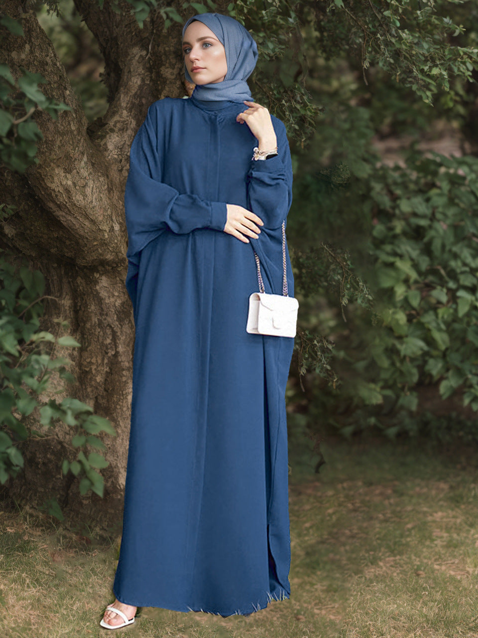 Robe Clothing Fashion Batwing Sleeve Long Style Southeast Asia Cross-Border Foreign Trade