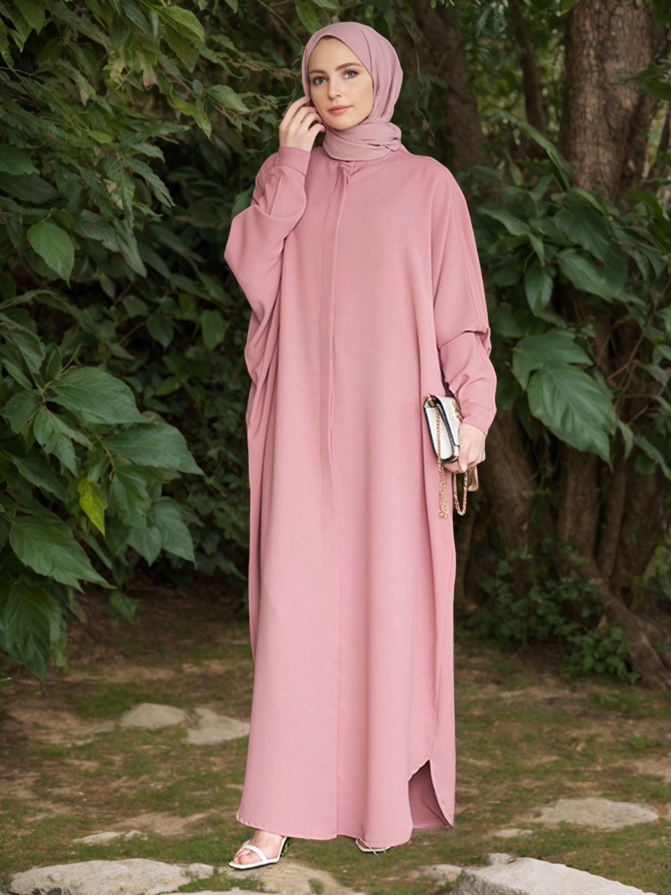 Robe Clothing Fashion Batwing Sleeve Long Style Southeast Asia Cross-Border Foreign Trade