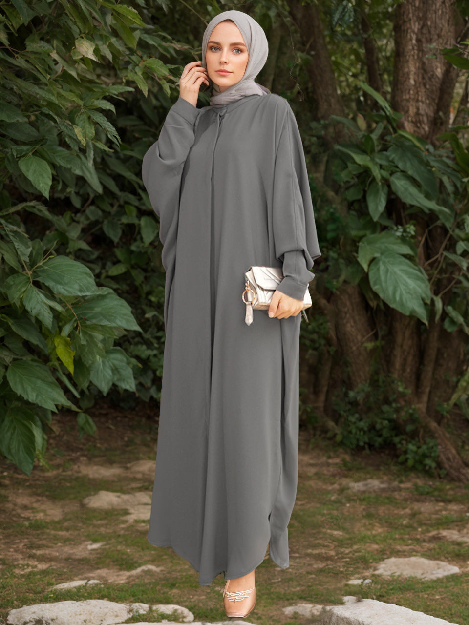 Robe Clothing Fashion Batwing Sleeve Long Style Southeast Asia Cross-Border Foreign Trade