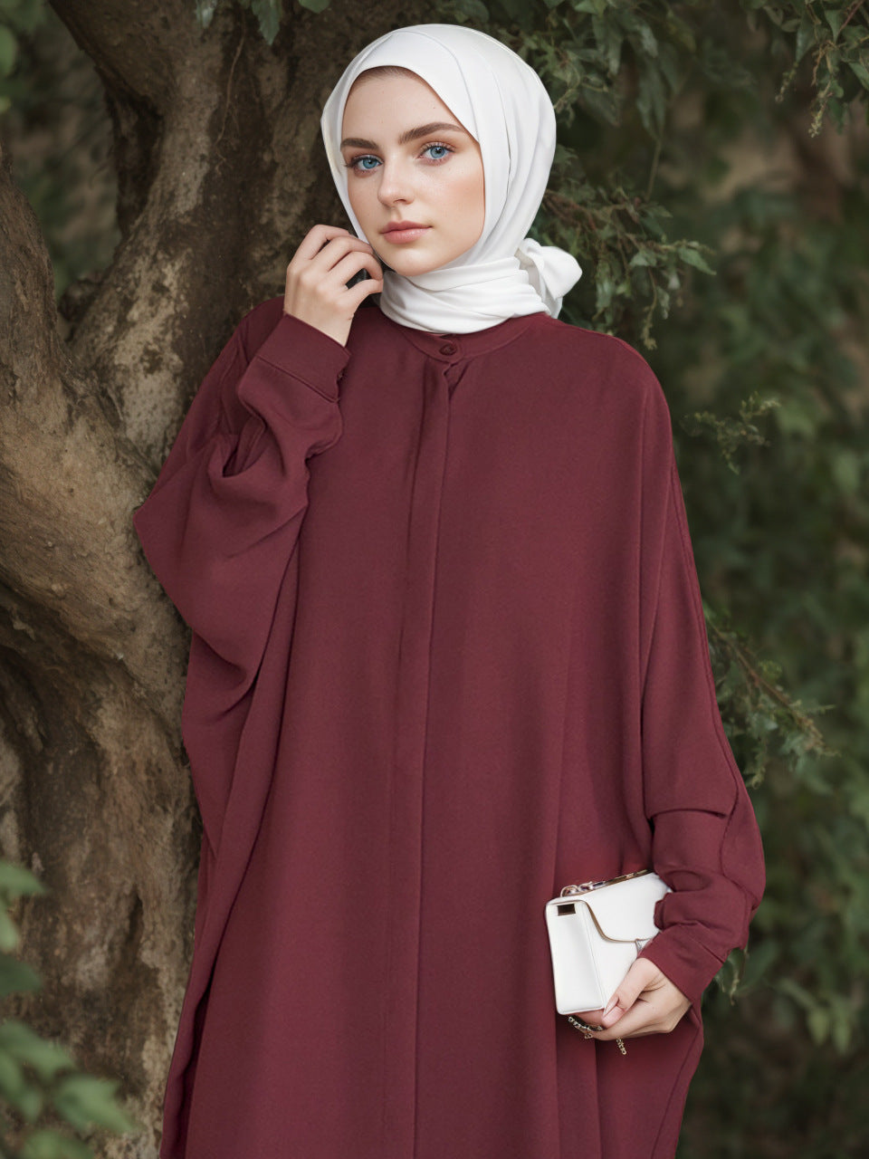 Robe Clothing Fashion Batwing Sleeve Long Style Southeast Asia Cross-Border Foreign Trade