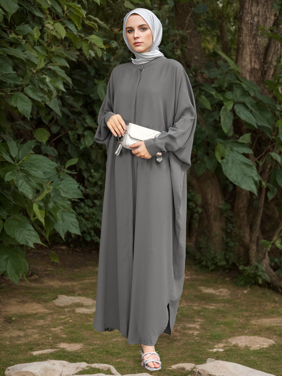 Robe Clothing Fashion Batwing Sleeve Long Style Southeast Asia Cross-Border Foreign Trade