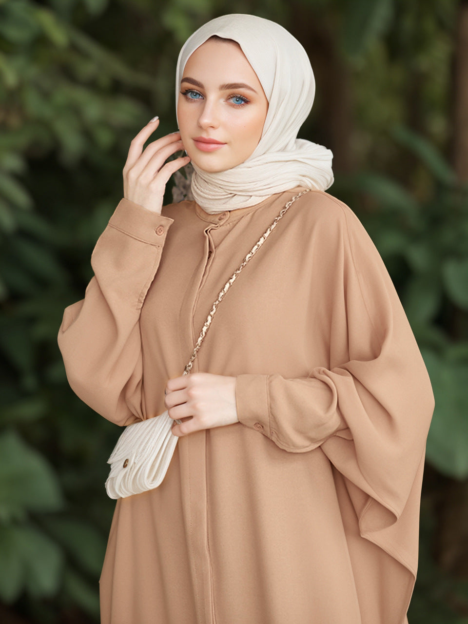 Robe Clothing Fashion Batwing Sleeve Long Style Southeast Asia Cross-Border Foreign Trade