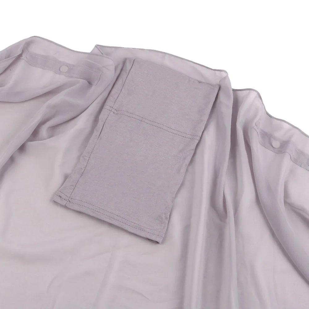Instant Chiffon Hijab with Built-in Magnets & Undercap
