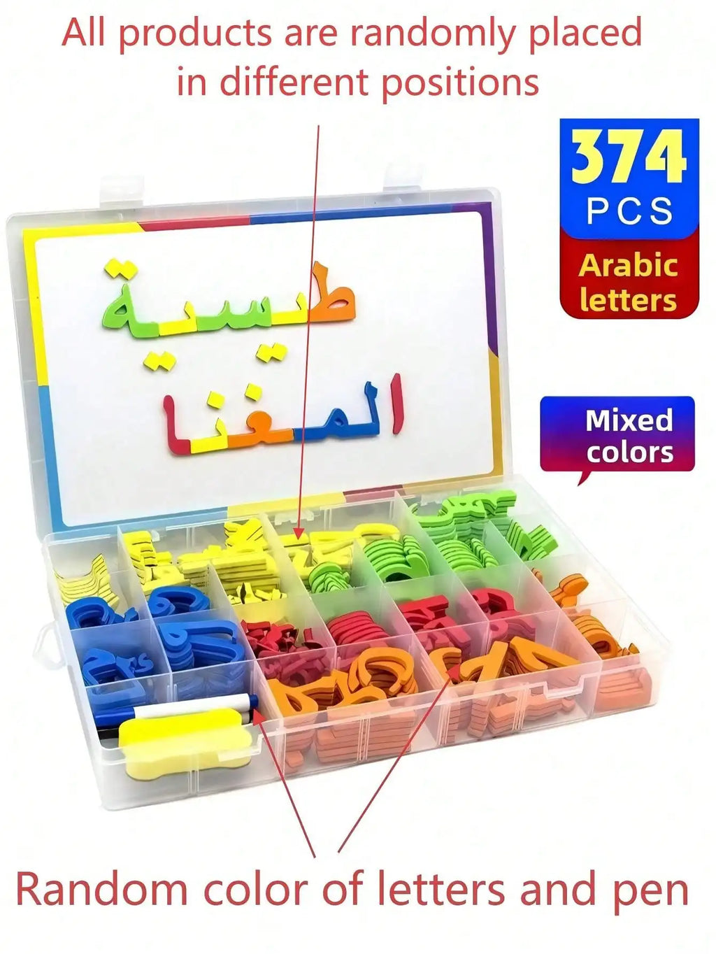 Magnetic Arabic Alphabet Board Set