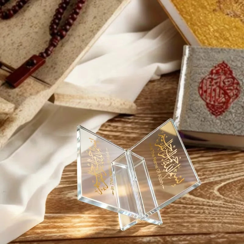 Acrylic Date Holder with Bismillah — Iftar Table Decor