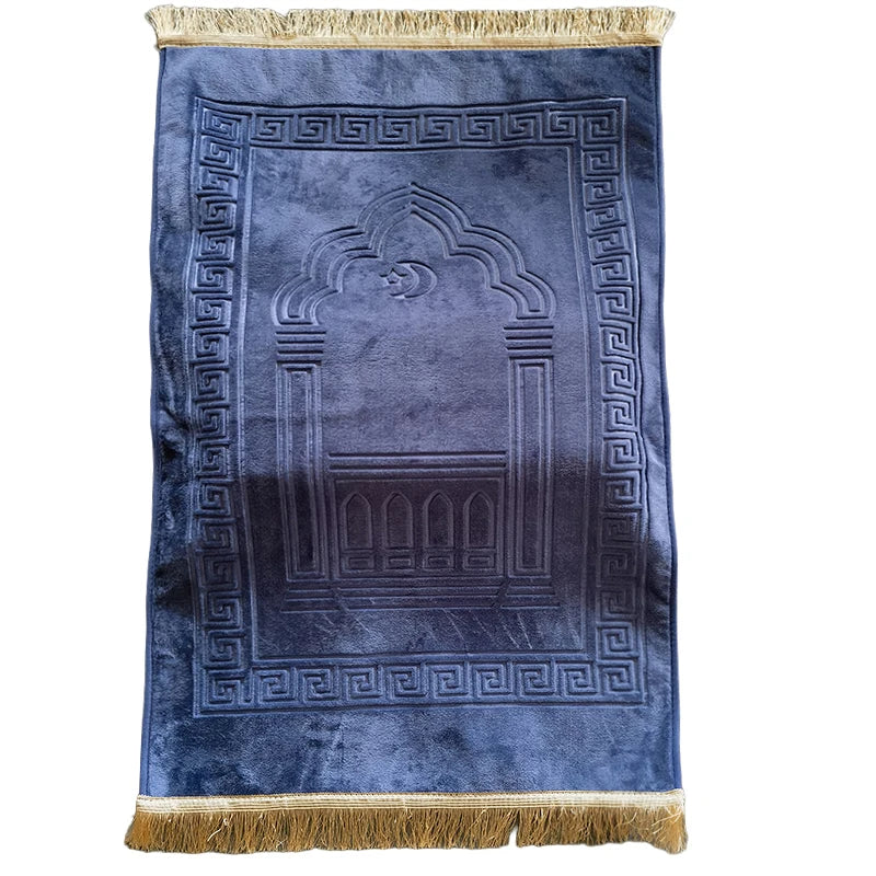 Memory Foam Prayer Mat with Tassels — 70 × 110 cm