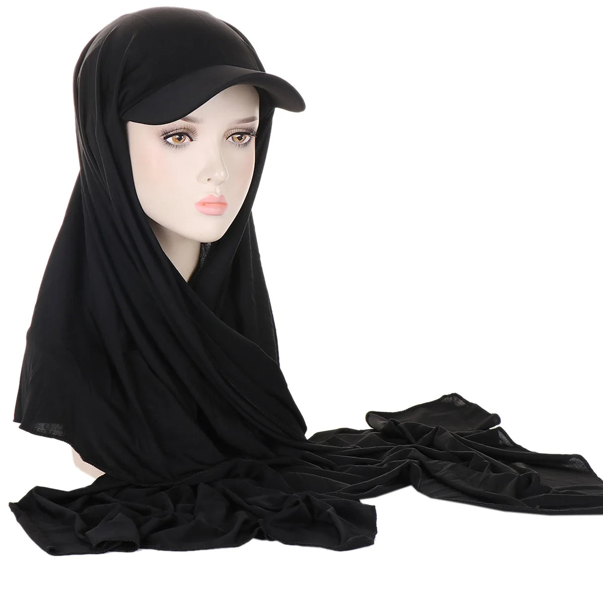Sport Hijab with Built-in Cap — Instant Jersey