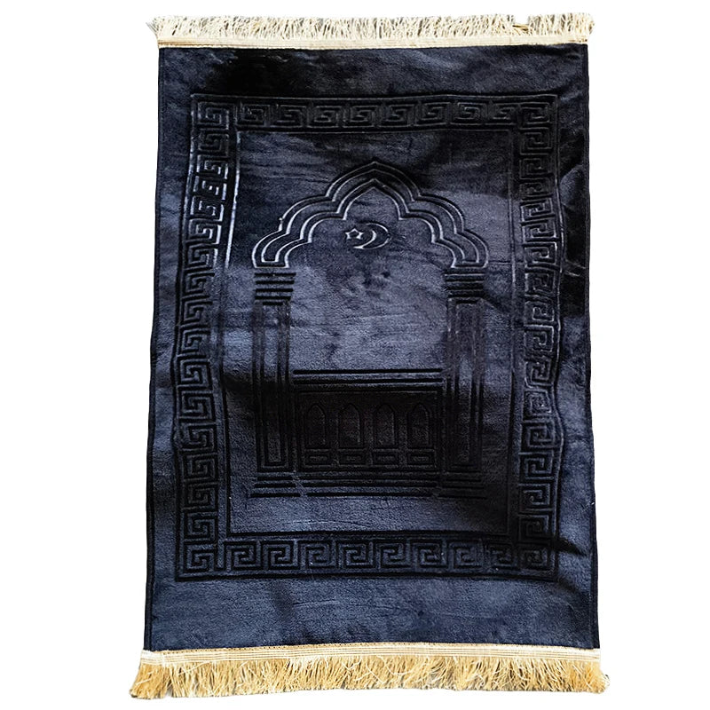 Memory Foam Prayer Mat with Tassels — 70 × 110 cm