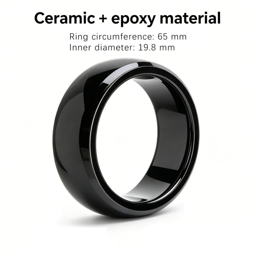 NFC Smart Ring Waterproof Ceramic Ring for Access Control & Attendance