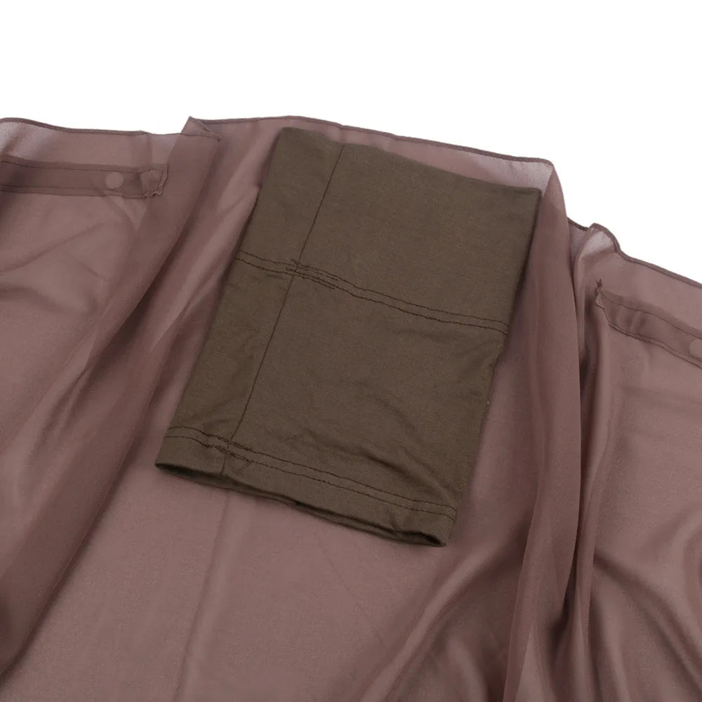 Instant Chiffon Hijab with Built-in Magnets & Undercap