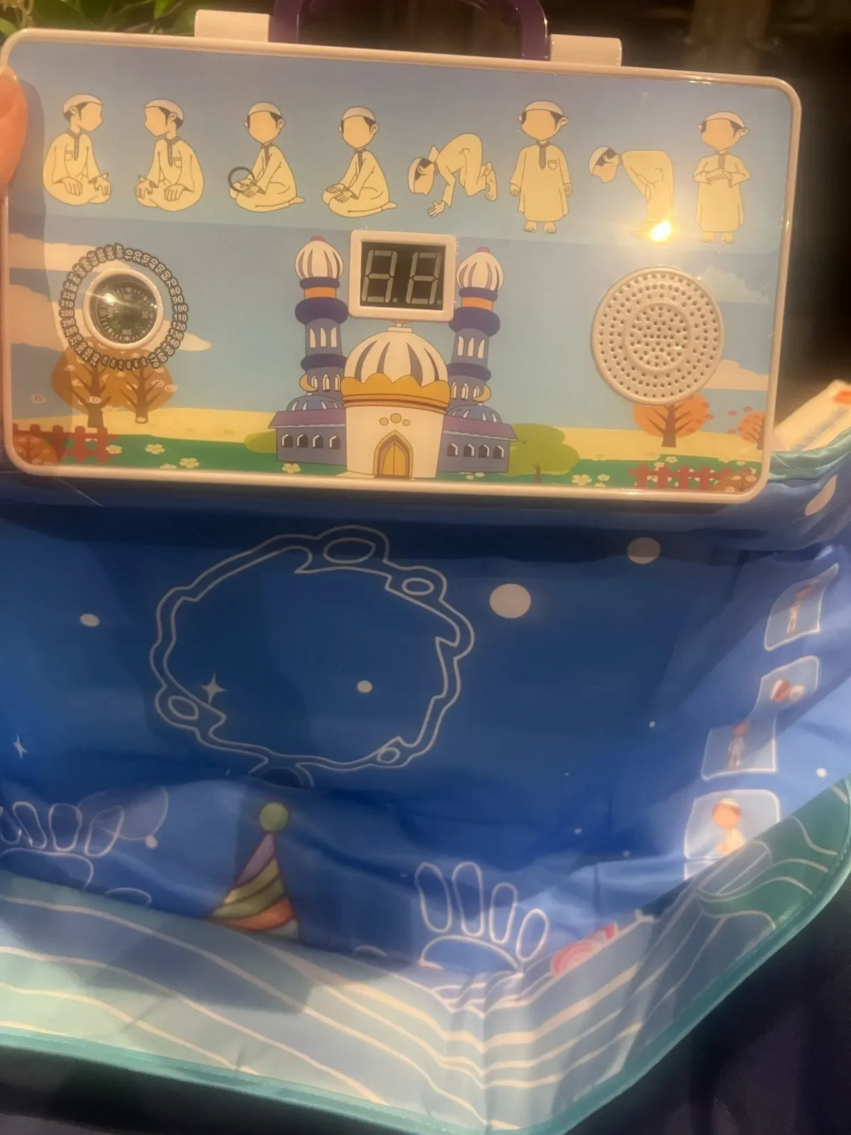 Kids Electronic Interactive Talking Prayer Mat Pray Rug Child Educational Carpet Playing Blanket