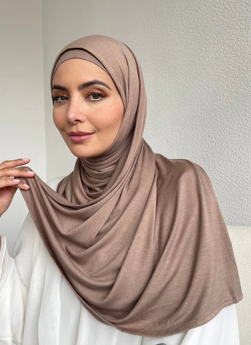 Jersey hijab with matching underscarf – view 3
