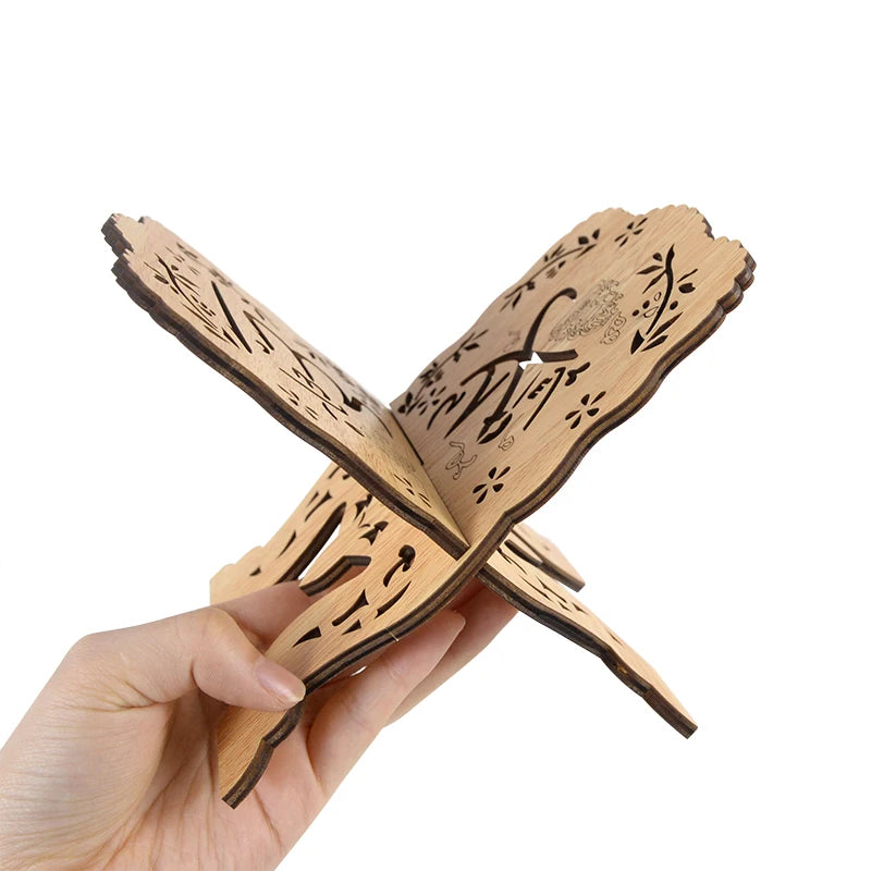 Folding Wooden Quran Stand (Rehal)