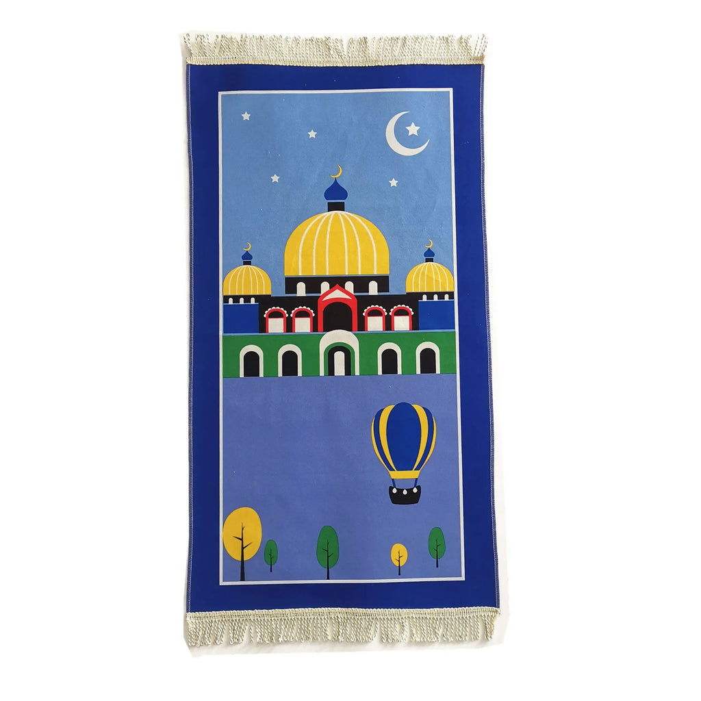 Bedetæppe til børn 50 × 90 cm — moské- og buedesigns