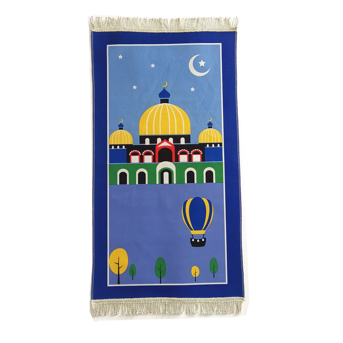 Bedetæppe til børn 50 × 90 cm — moské- og buedesigns