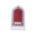 Compact Padded Prayer Mat 35 × 60 cm — Travel & Sajdah Mat with Tassels
