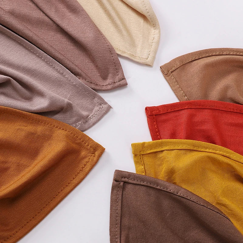 Jersey-hijab med matchende underscarf — sæt