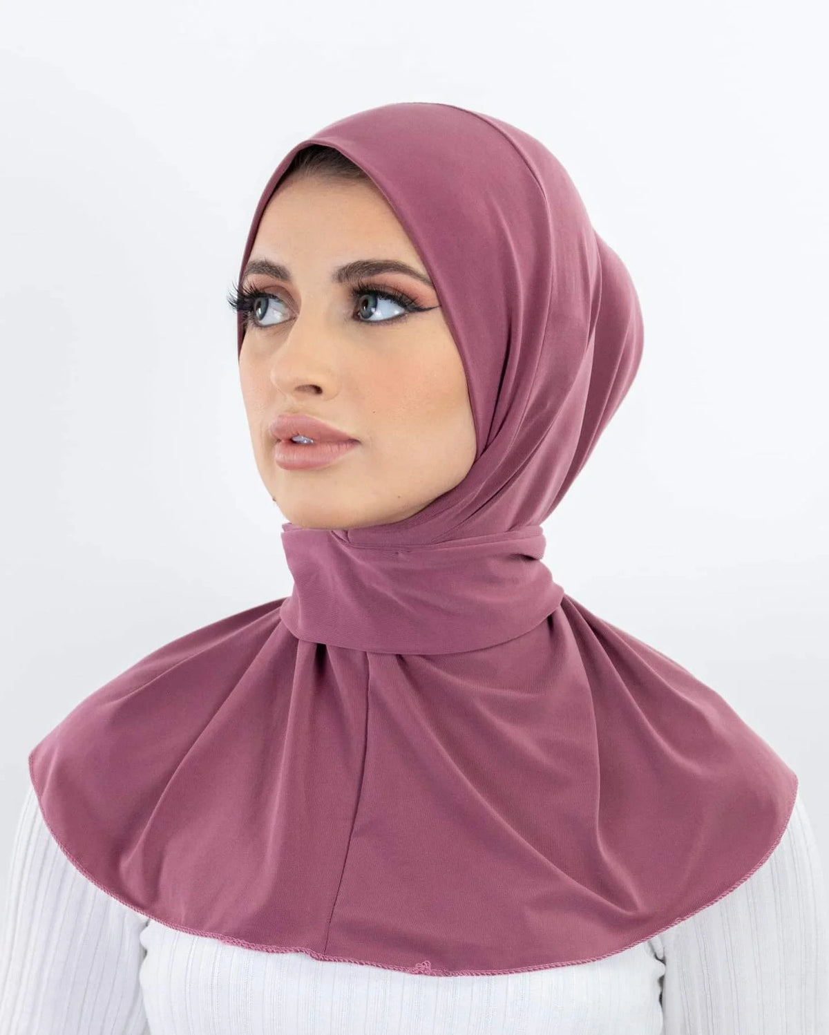 Full-Cover Instant Underscarf with Snap Buttons
