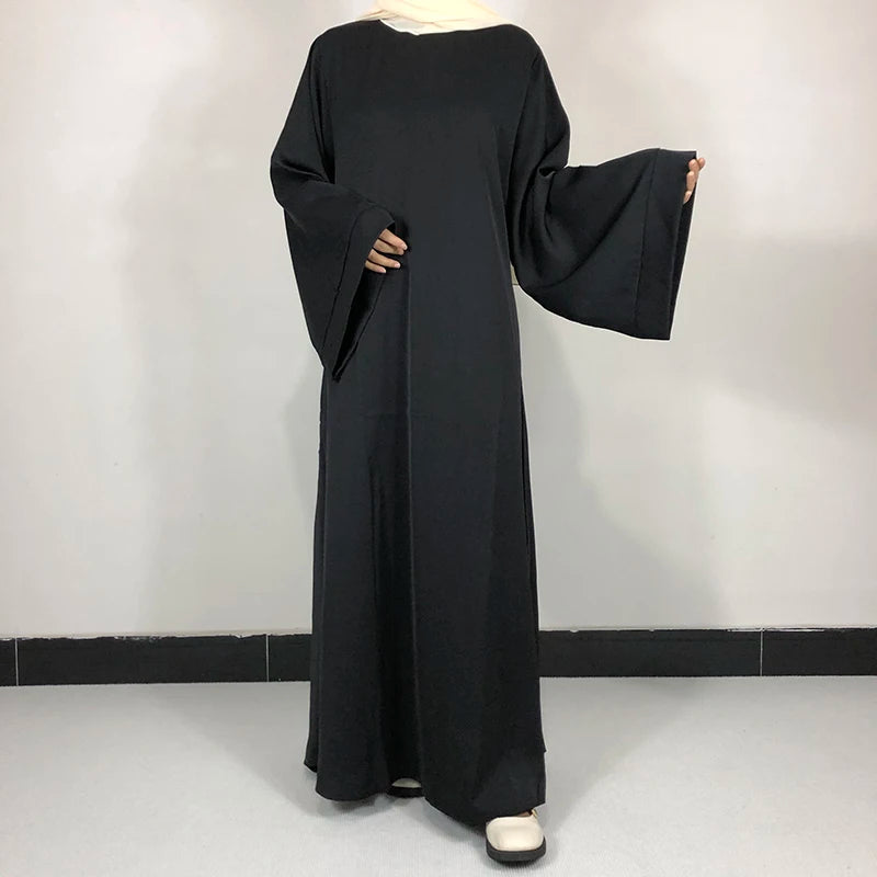 Classic Nida Abaya with Belt — 15 Colours