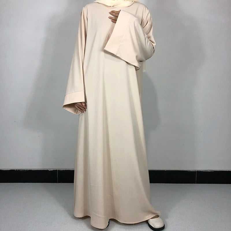 Classic Nida Abaya with Belt — 15 Colours