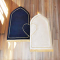 Couple Prayer Mat Set — Matching Pair with Heart Design