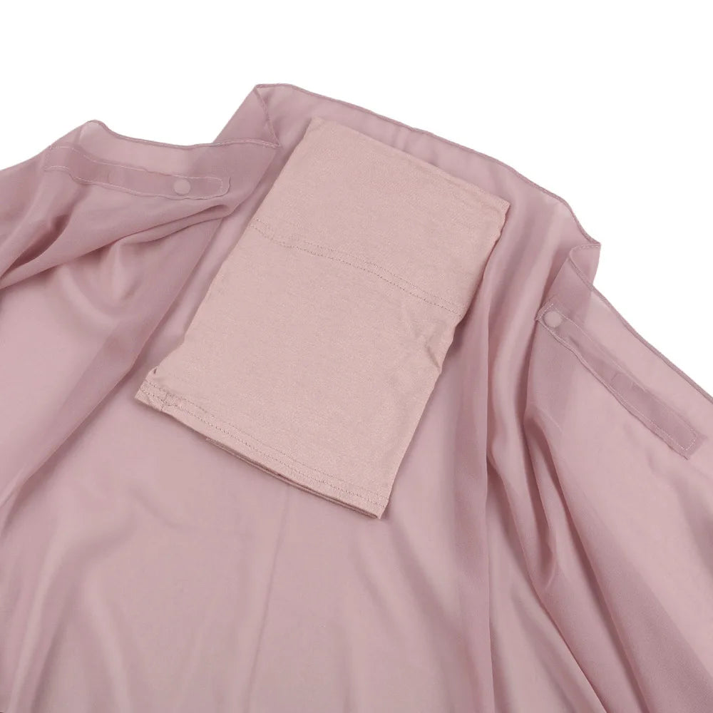 Instant Chiffon Hijab with Built-in Magnets & Undercap