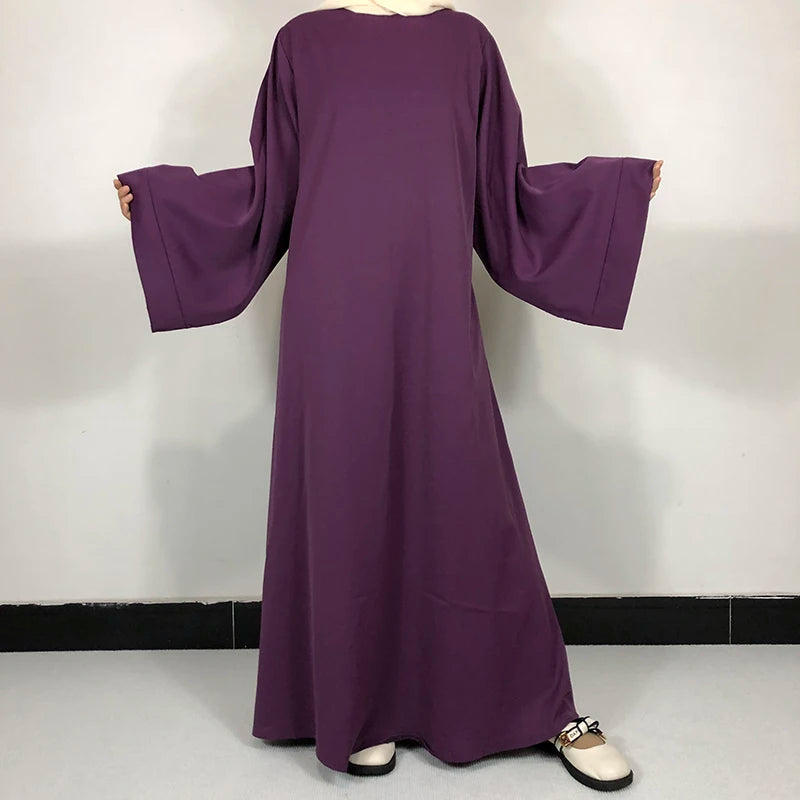 Classic Nida Abaya with Belt — 15 Colours