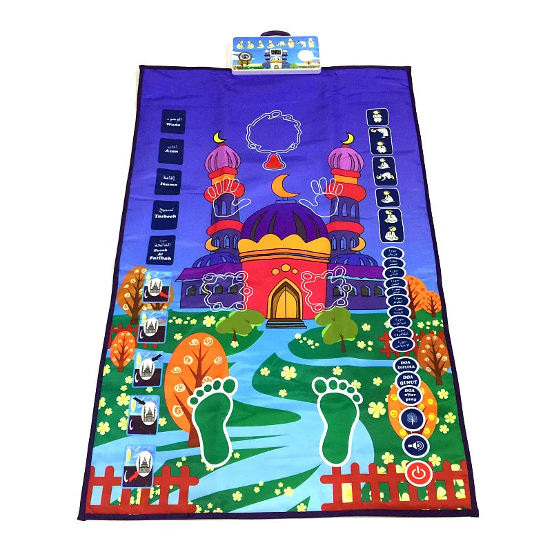 Talking Prayer Mat for Kids — Learn Salah Step by Step