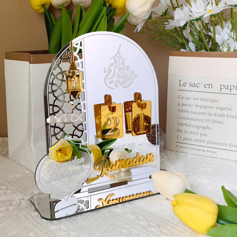 Ramadan Countdown Calendar — Acrylic Day Counter
