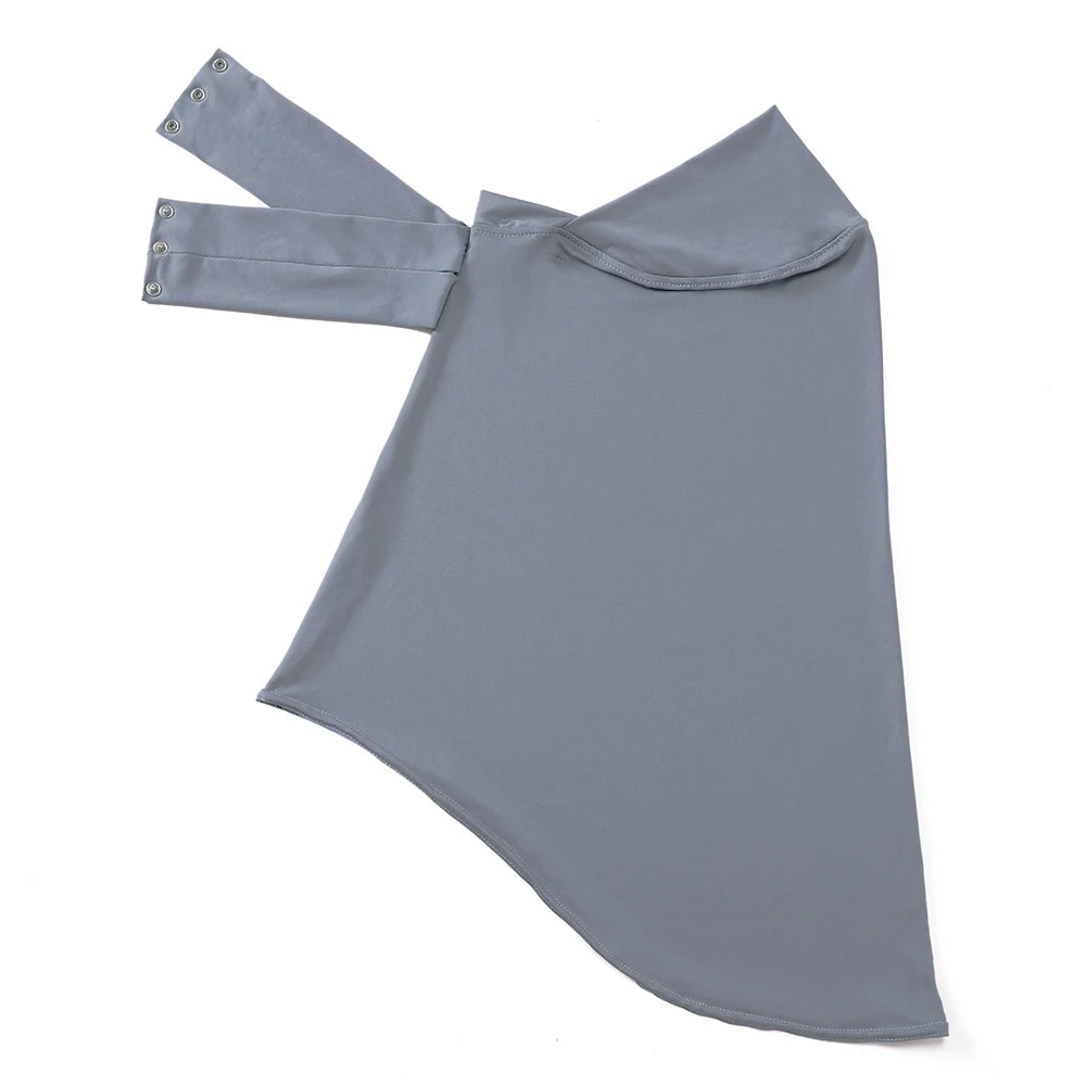 Full-Cover Instant Underscarf with Snap Buttons