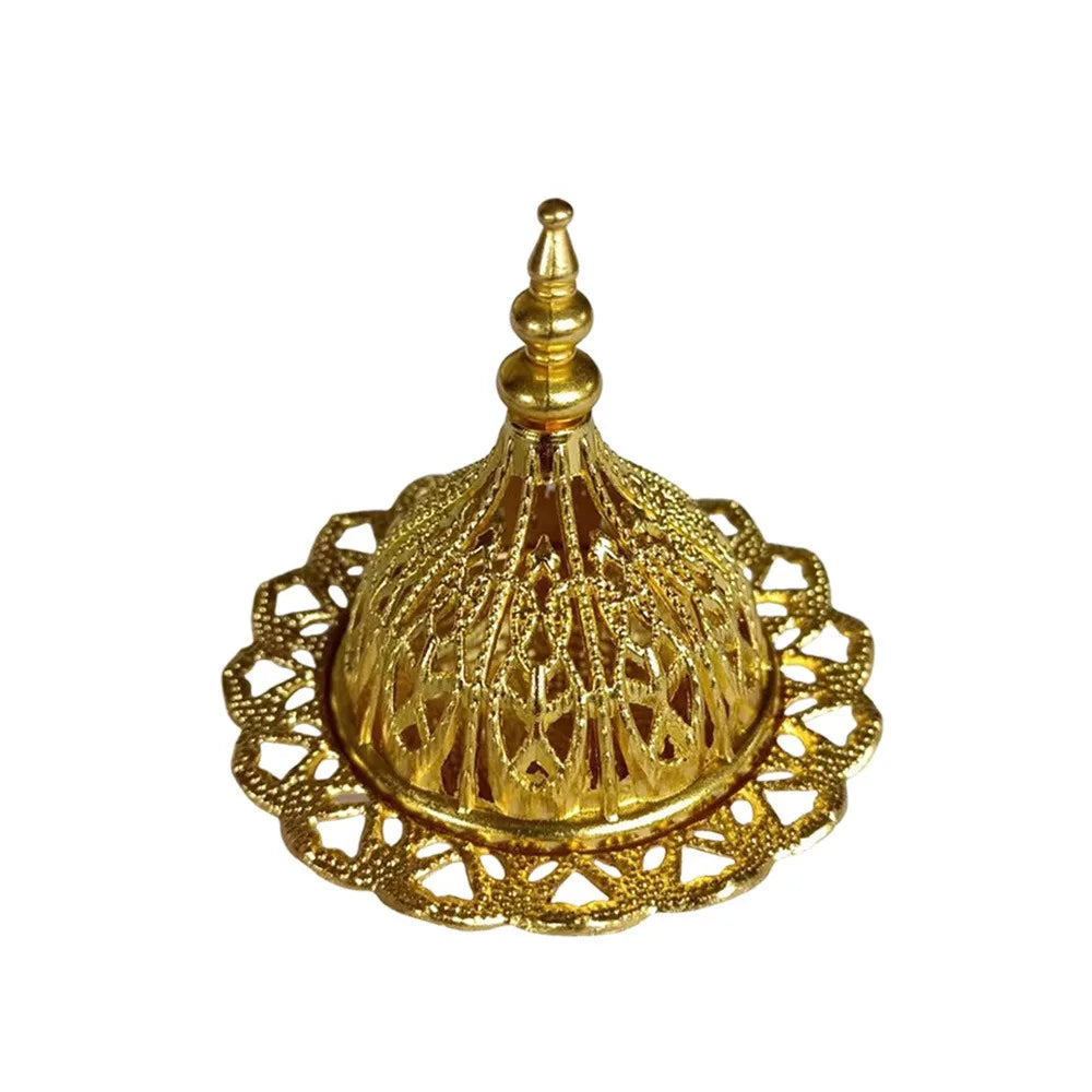 Mini Gold Incense Burner — Ornamental Dome Censer