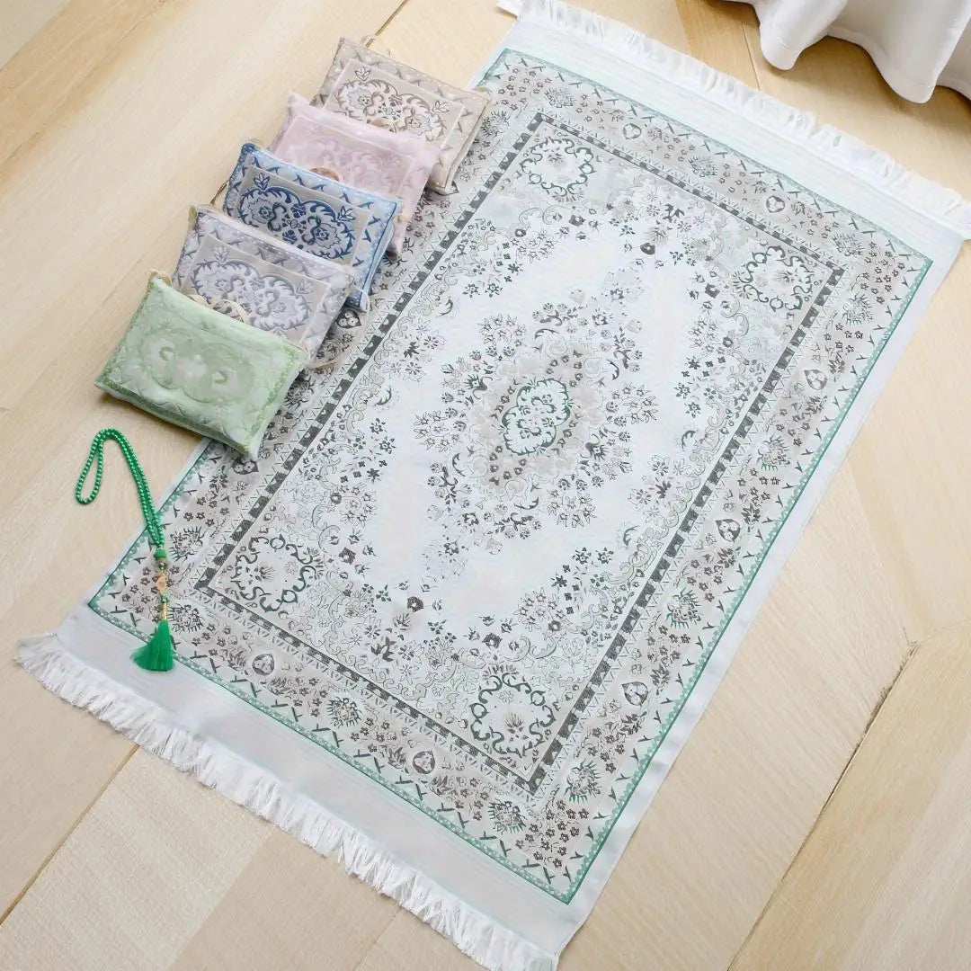 Prayer Mat Gift Set with Tasbih & Travel Bag — 70 × 110 cm