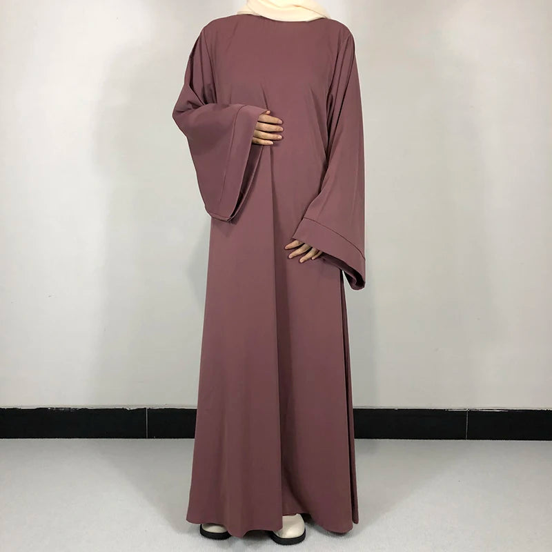 Classic Nida Abaya with Belt — 15 Colours