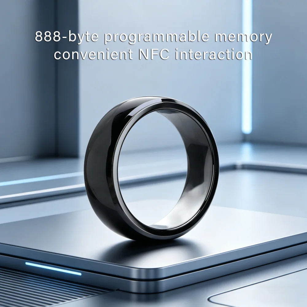 NFC Smart Ring Waterproof Ceramic Ring for Access Control & Attendance
