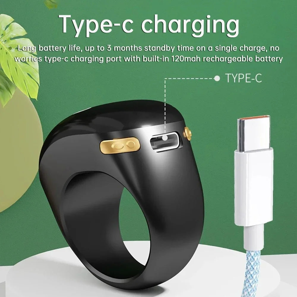 Smart Zikr Ring — Digital Tasbih Counter with OLED Display