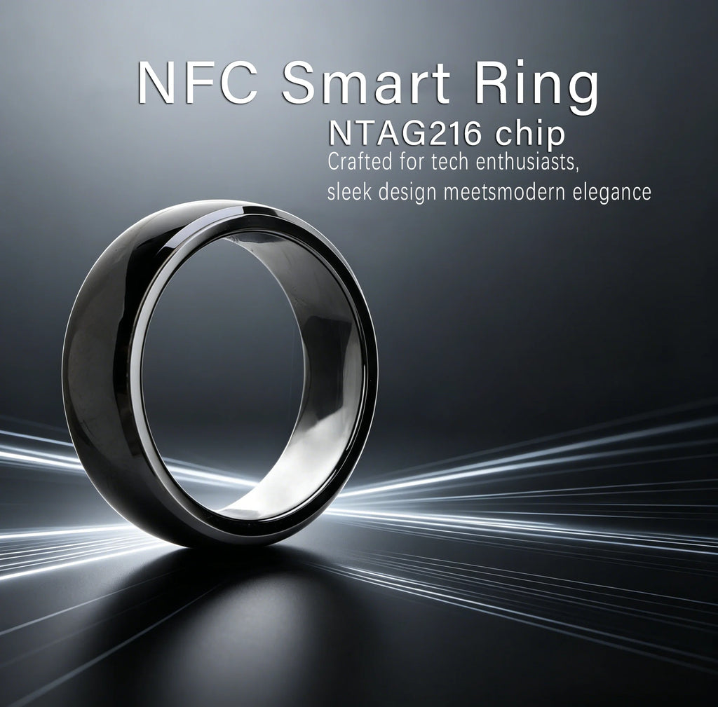 NFC Smart Ring Waterproof Ceramic Ring for Access Control & Attendance