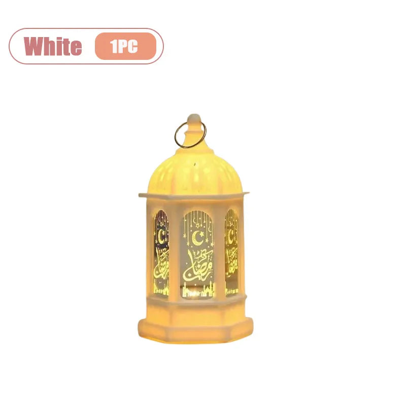 Ramadan-lanterne med flimrende LED-lys — 13 cm