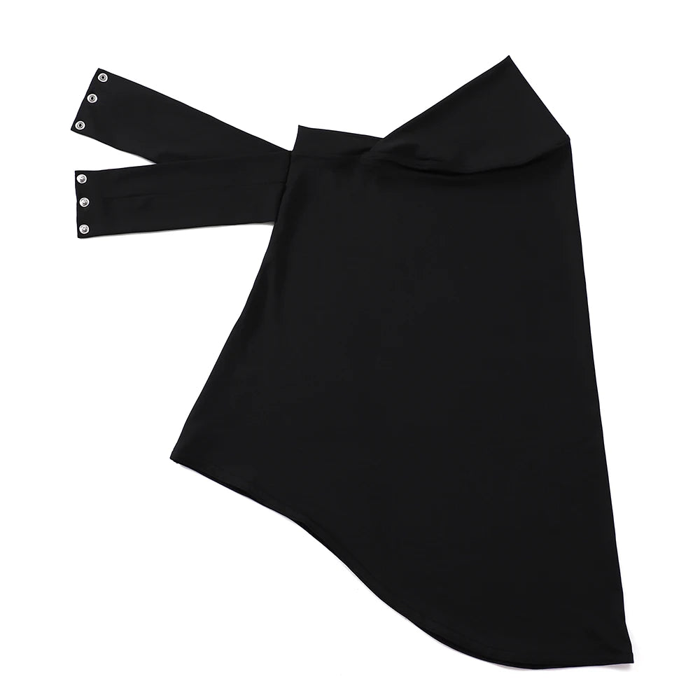 Full-Cover Instant Underscarf with Snap Buttons