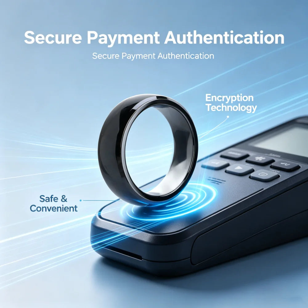 NFC Smart Ring Waterproof Ceramic Ring for Access Control & Attendance