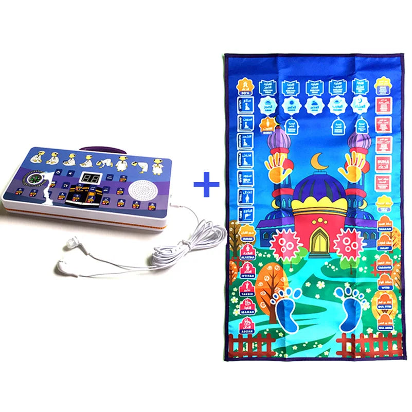 Talking Prayer Mat for Kids — Learn Salah Step by Step